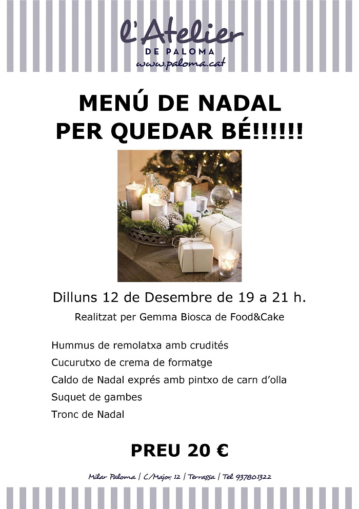 menu de Nadal per quedar be