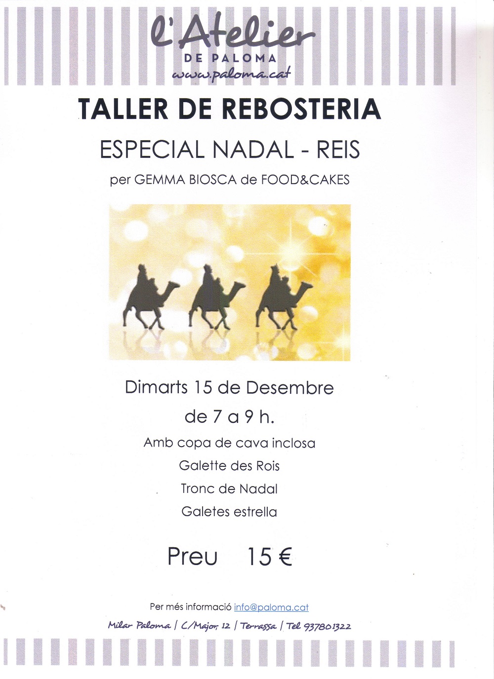 taller 15 de desembre Gemma