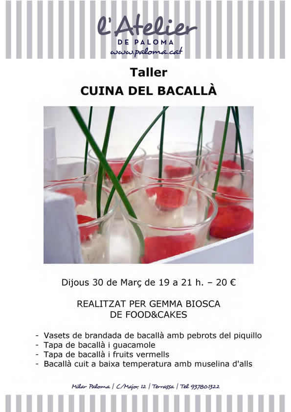 Taller de Cuina del Bacallà