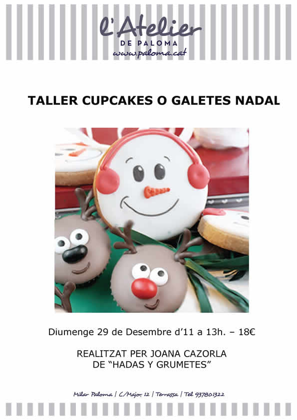 taller cupcakes galetes nadal